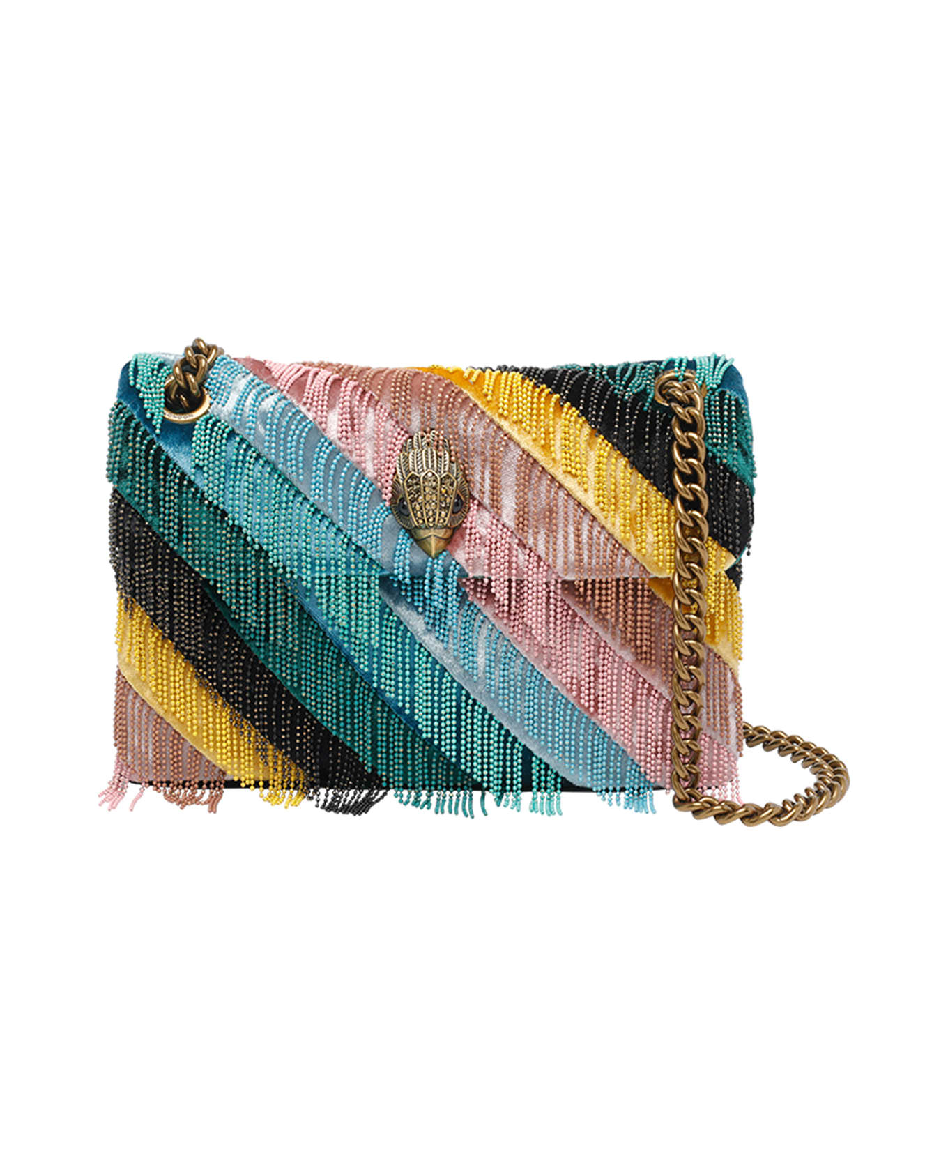 Kurt Geiger Mini Kensington Fringes Crossbody Bag - MultiColour
