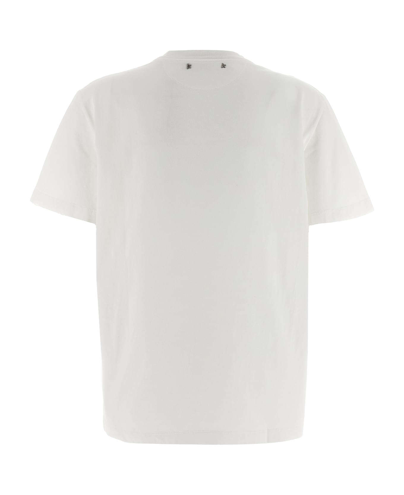 Golden Goose Crystal Crew Neck T-shirt - White