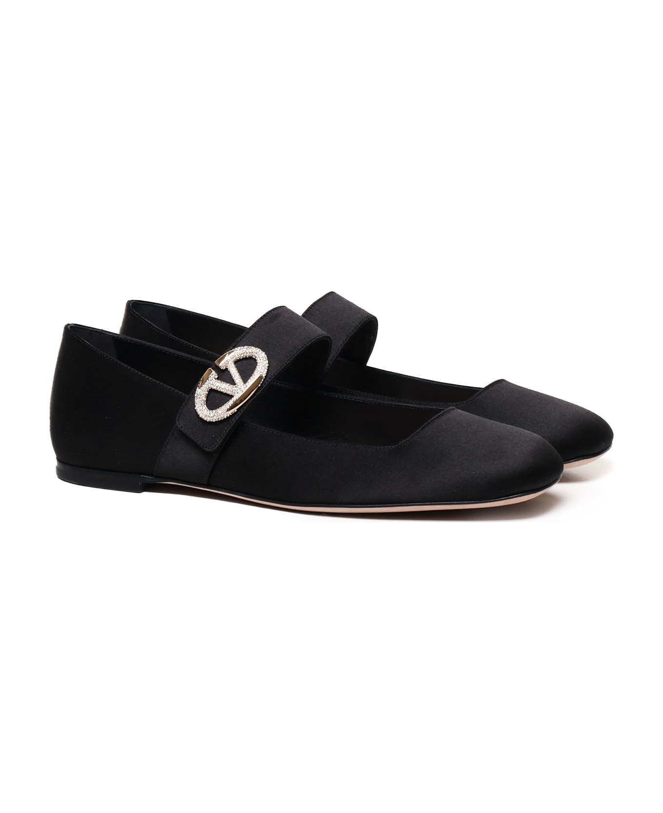 Valentino Garavani Mary-jane Ballerina - Black