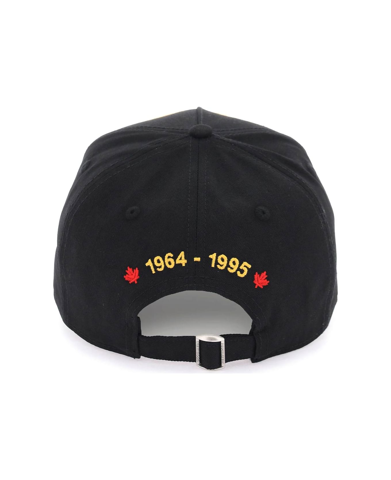 Dsquared2 Baseball Cap With Logoed Patch - BLACK (Black) 帽子