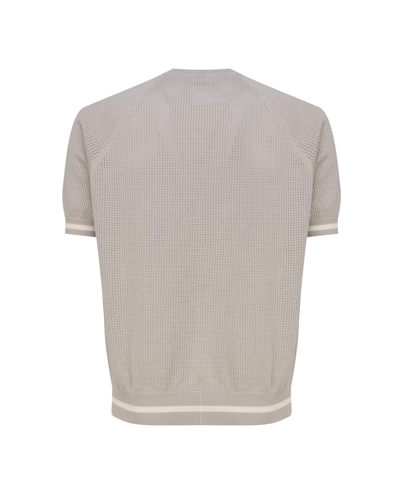 Eleventy Knitted T-shirt - Beige