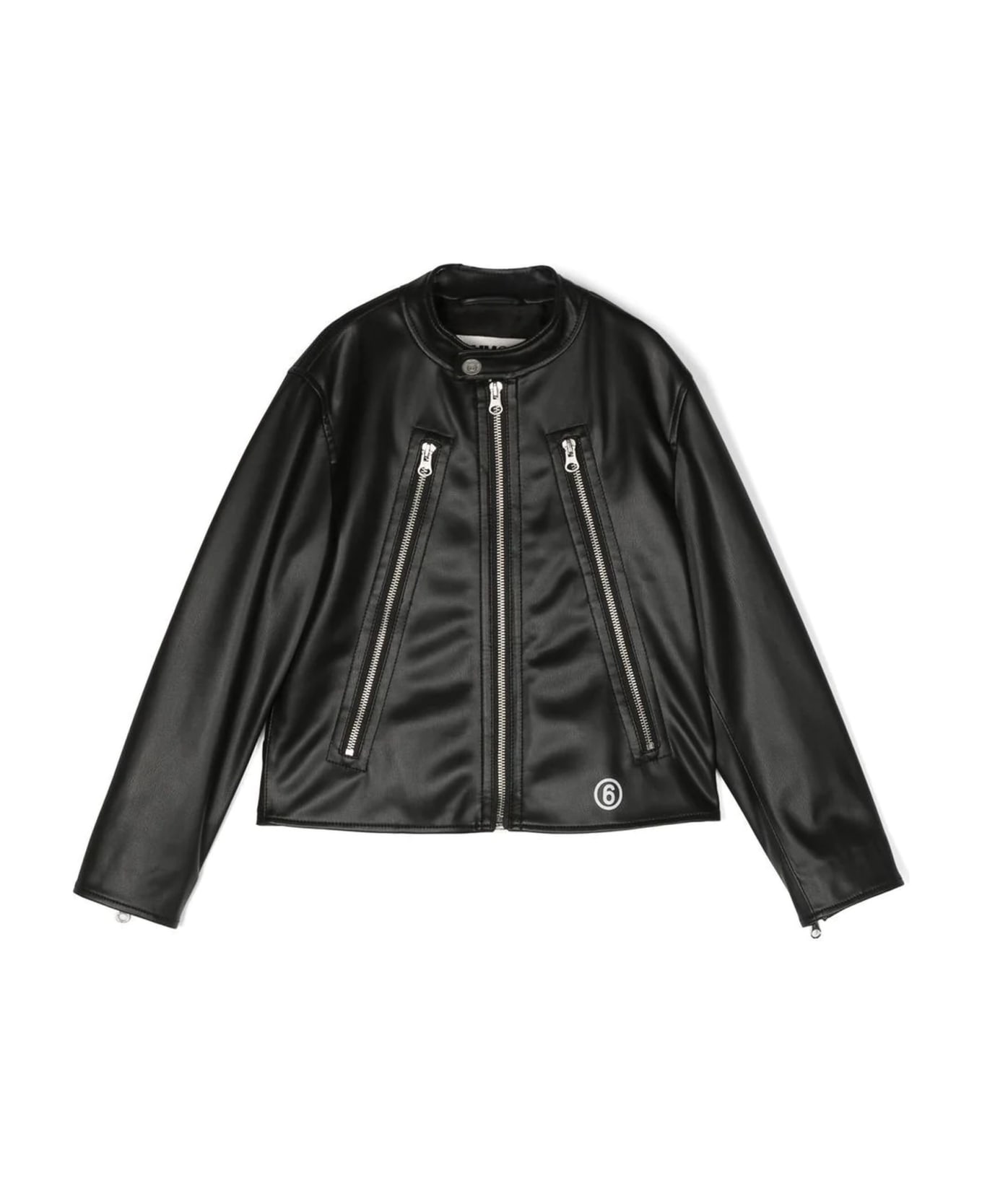 Maison Margiela Black Leather Jacket - Nero