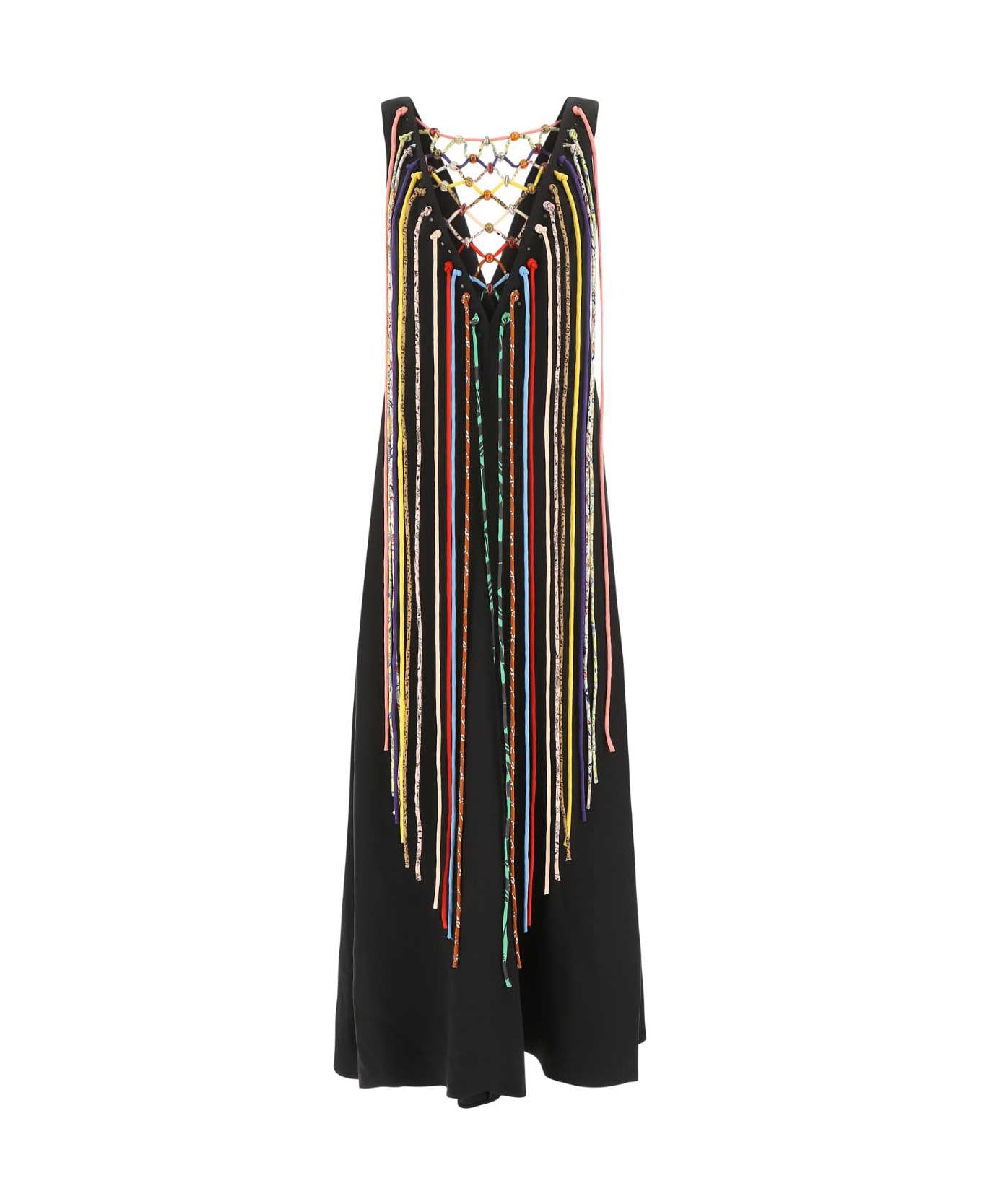 Chloé Black Silk Dress - 001 ワンピース＆ドレス