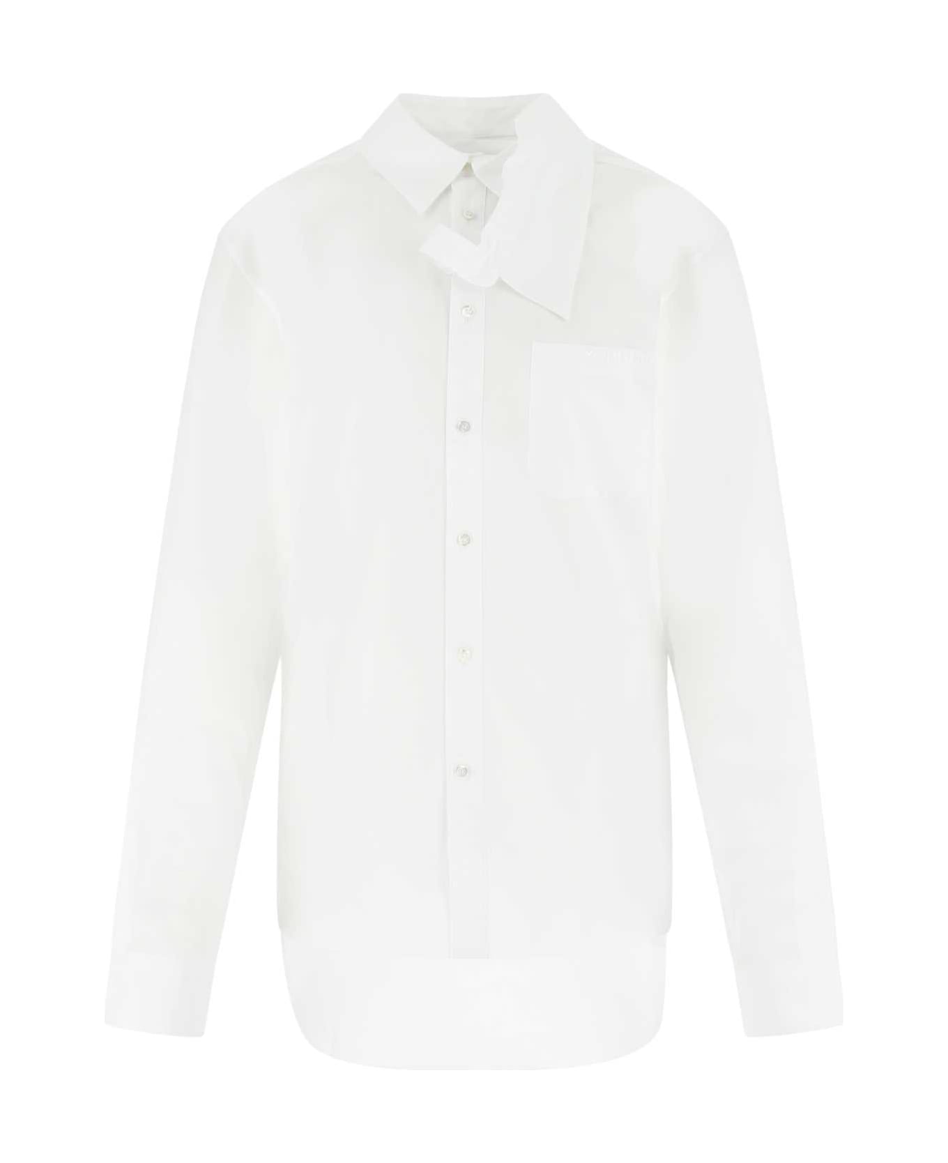 Y/Project White Poplin Shirt - WHITE