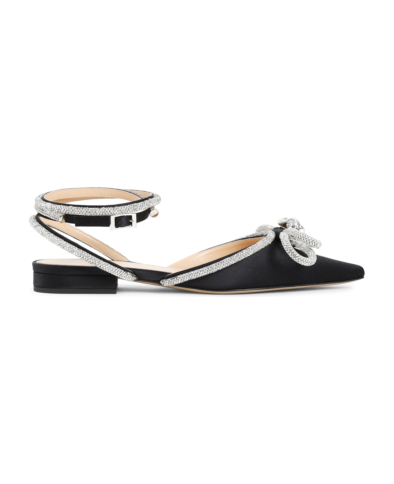 Mach 
Mach Double Bow Ballerinas - Black