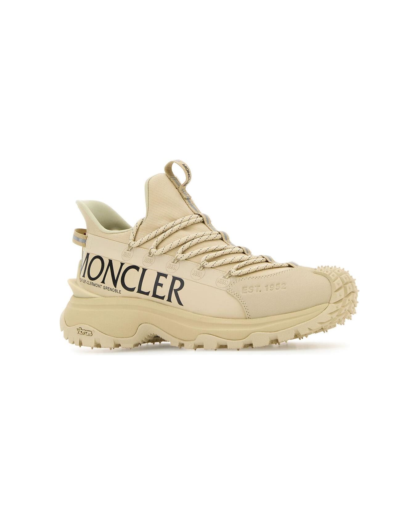 Moncler Beige Fabric And Rubber Trailgrip Lite2 Sneakers - 200