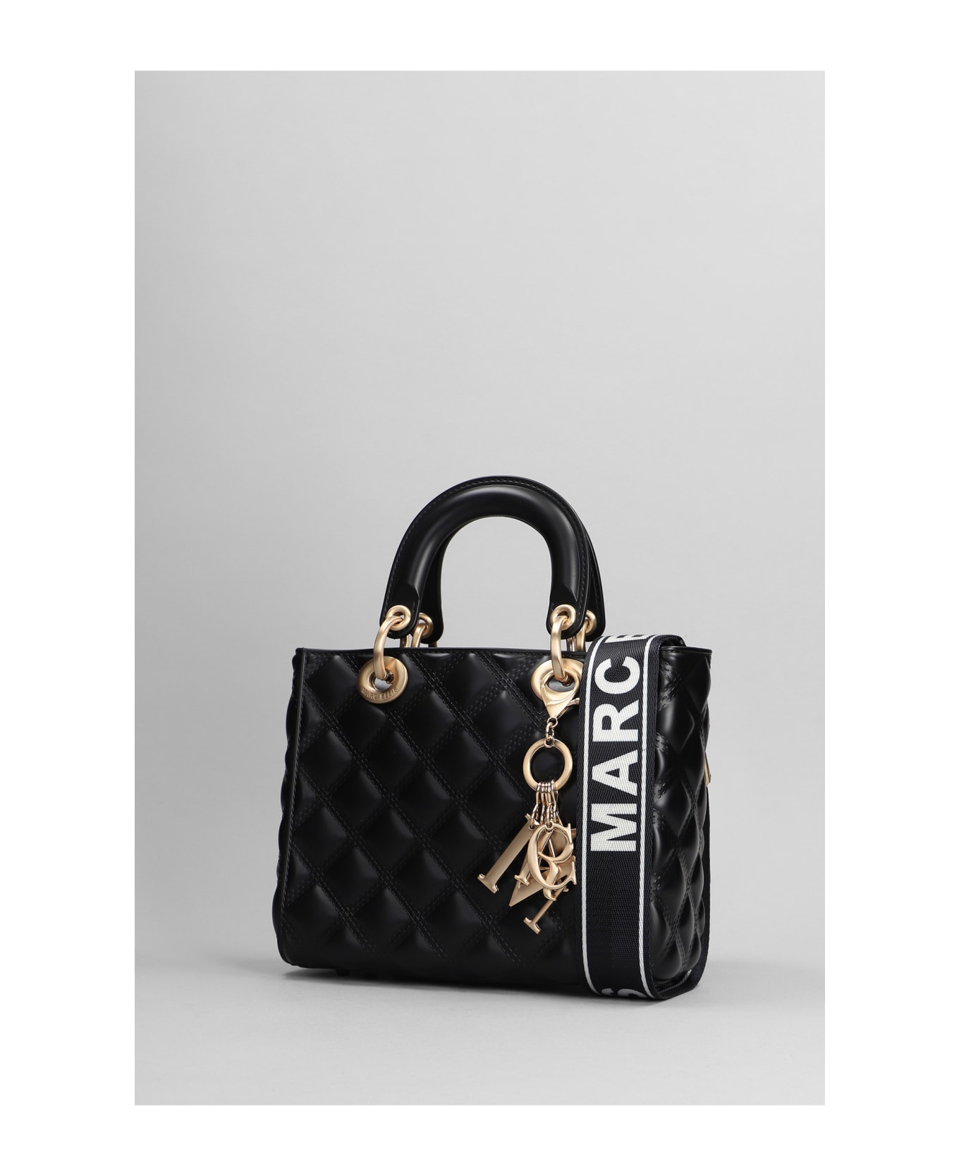Marc Ellis Flat Missy M Shoulder Bag In Black Pvc - black