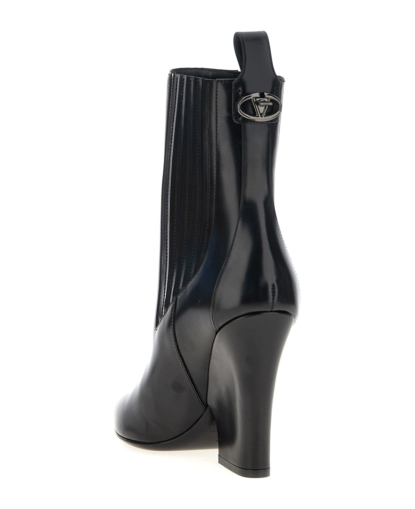 Valentino Garavani 'vlogo Lockette' Ankle Boots - Black  