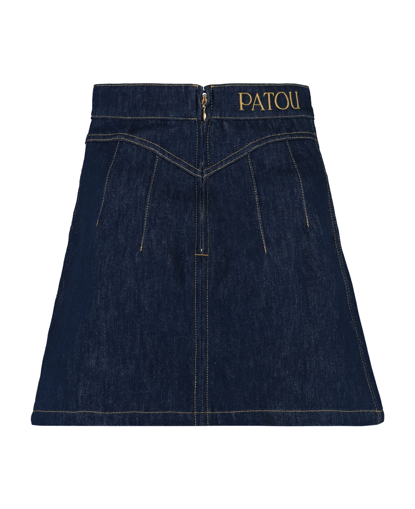 Patou Denim Mini Skirt - RODEOBLUE