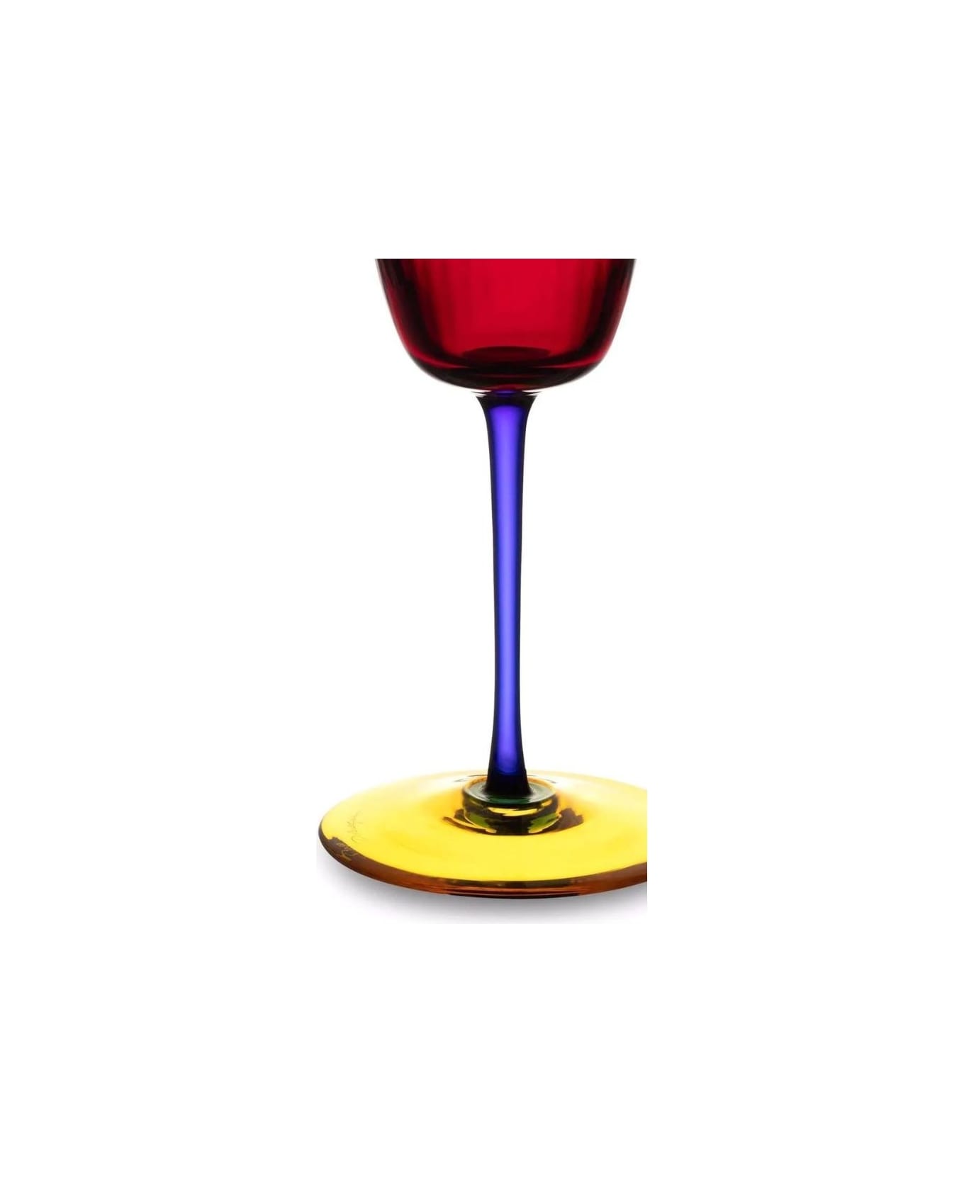 Dolce & Gabbana White Wine Glass Carretto - Multicolor