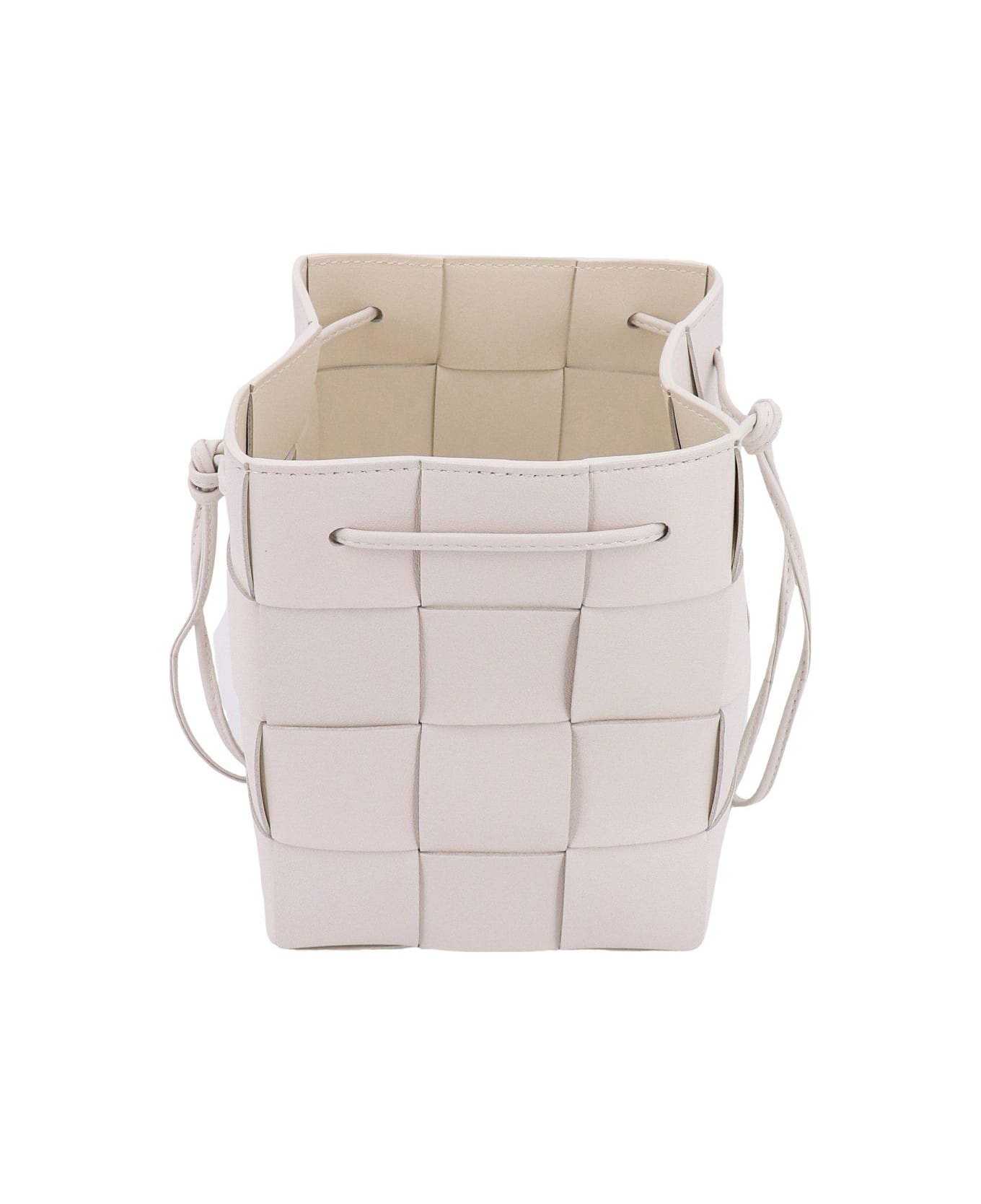 Bottega Veneta Cassette Small Shoulder Bag - White