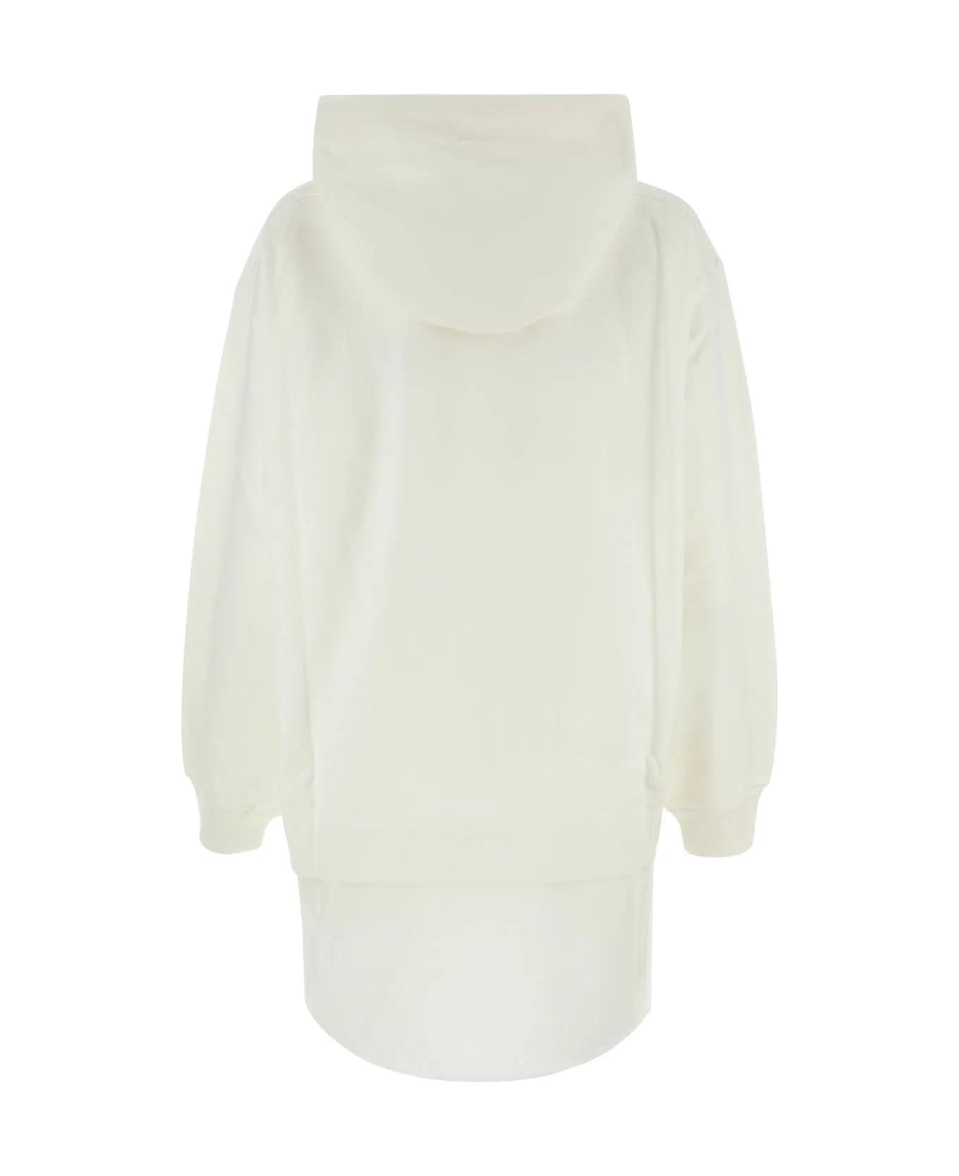 Patou Ivory Cotton Oversize Sweatshirt - A White