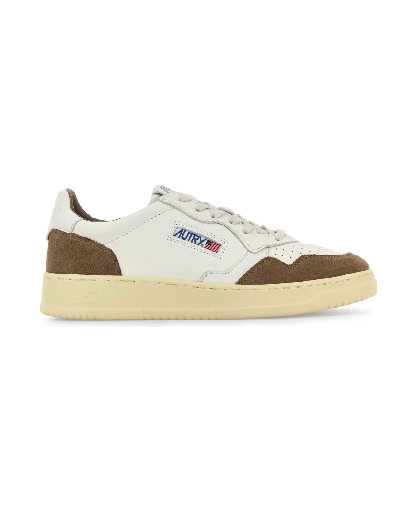 Autry Two-tone Leather Medalist Sneakers - GS43