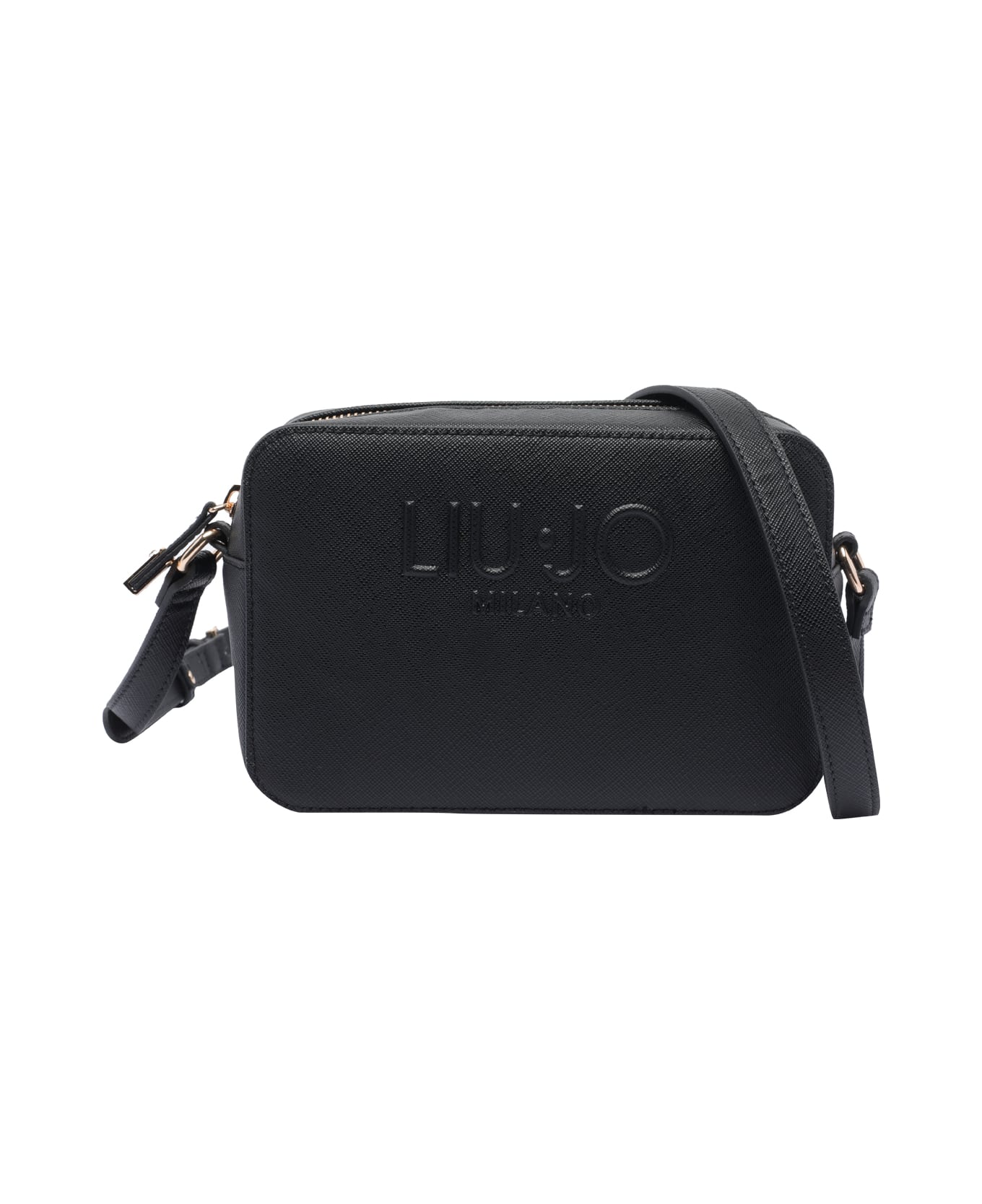 Liu-Jo Logo Crossbody Bag - Black