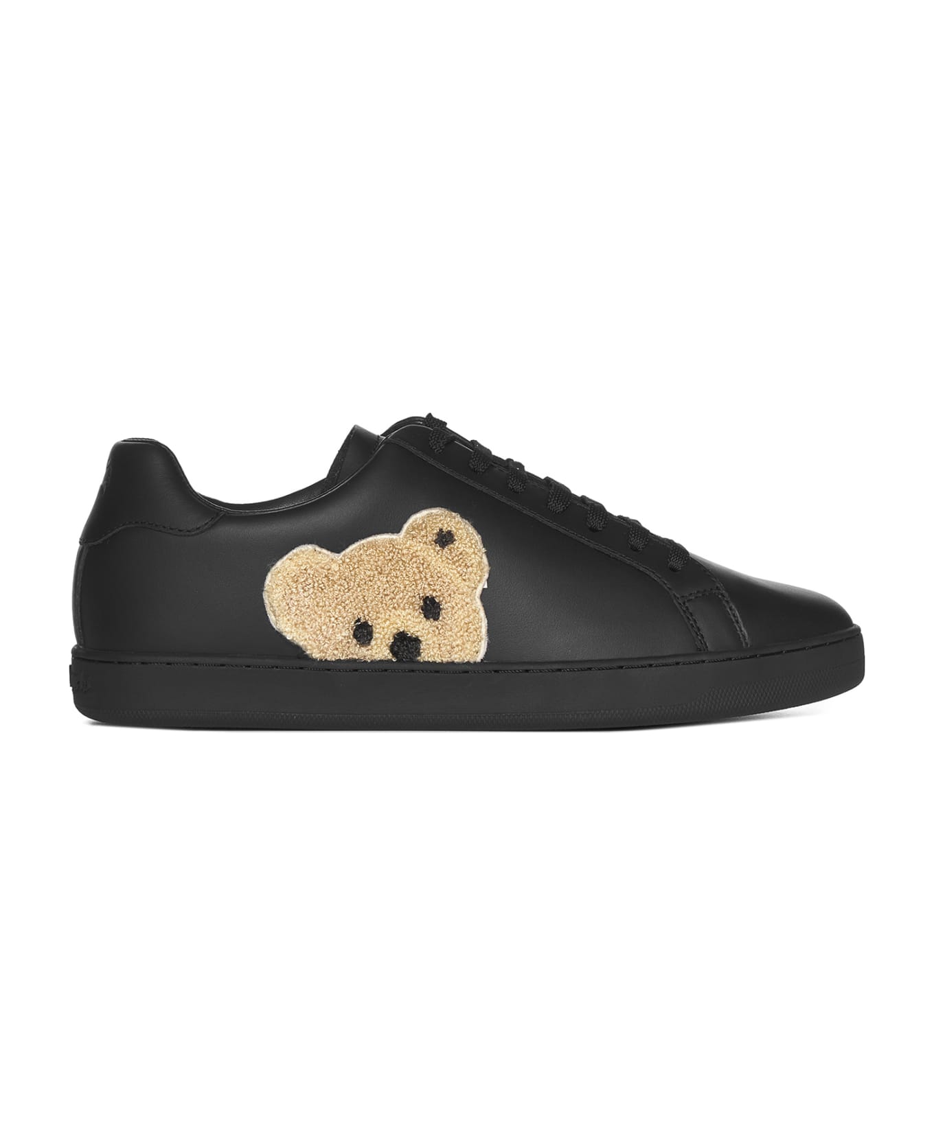 Palm Angels Teddy Bear Leather Low-top Sneakers - White スニーカー