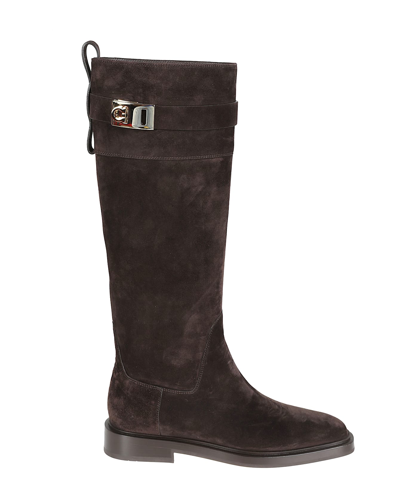 Ferragamo Roly Boots - Brown