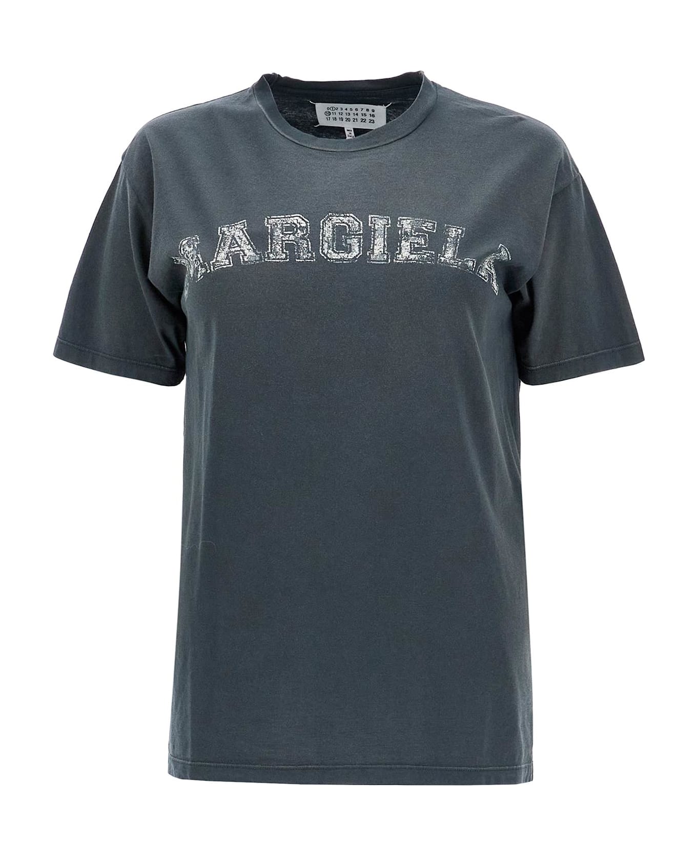 Maison Margiela Logo T-shirt - WASHED BLACK (Grey)