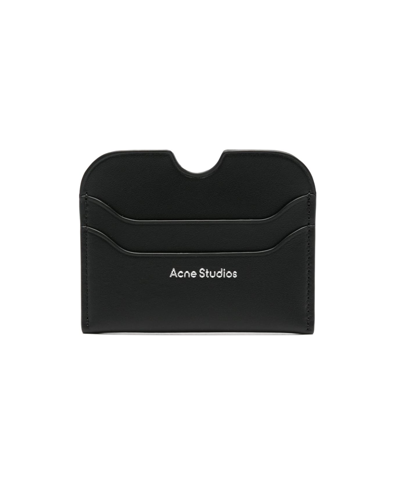 Acne Studios Leather Card Case - Black