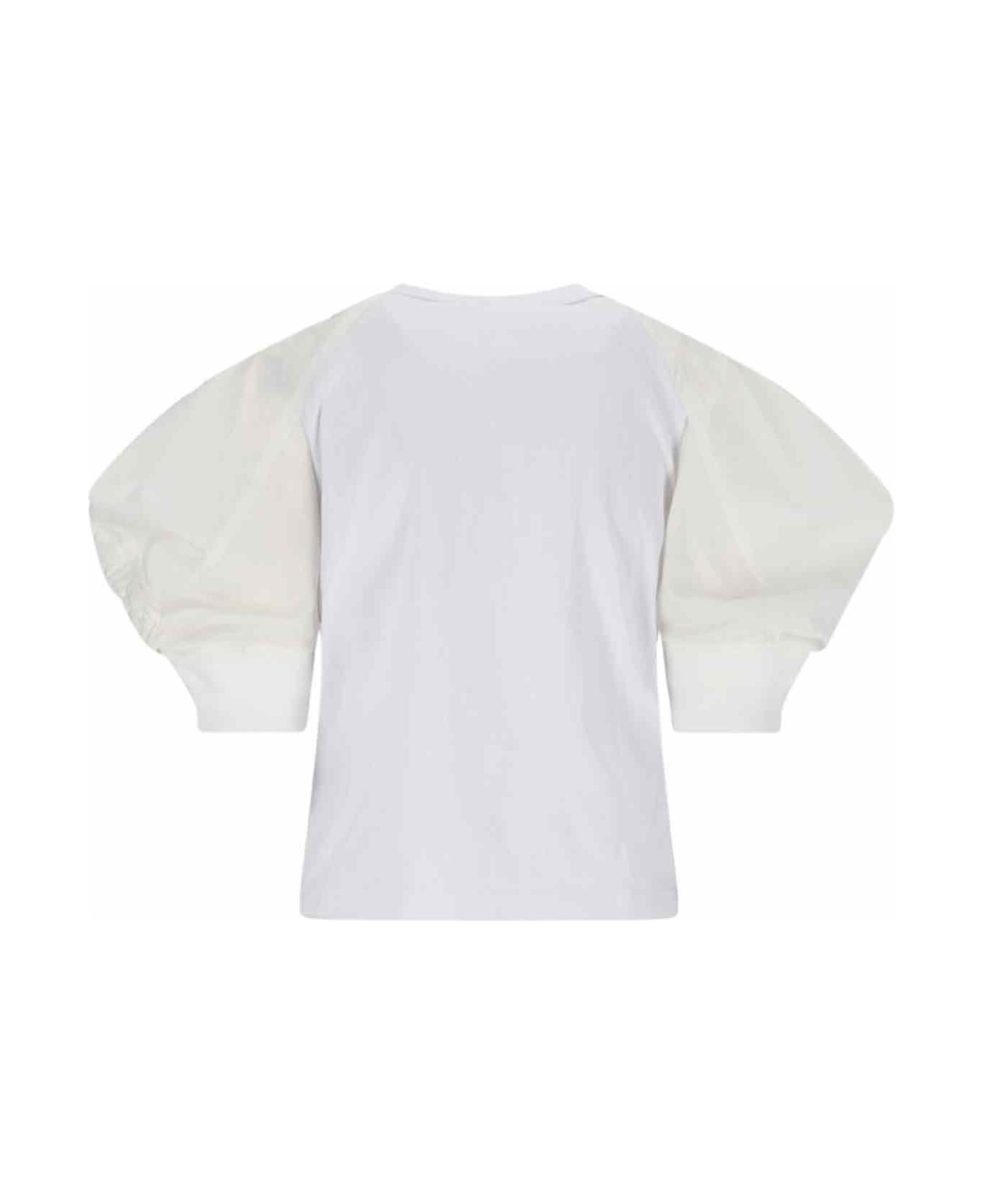 Sacai Balloon Sleeve T-shirt - White