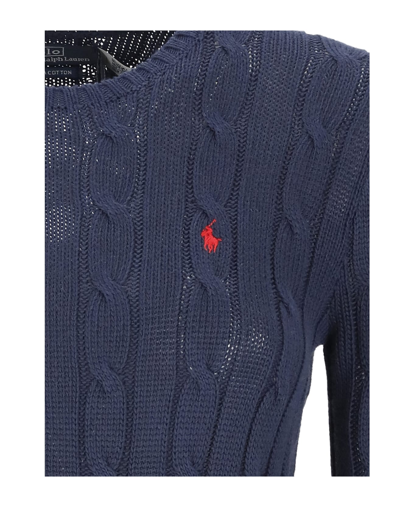 Ralph Lauren Sweater With Pony - Blue