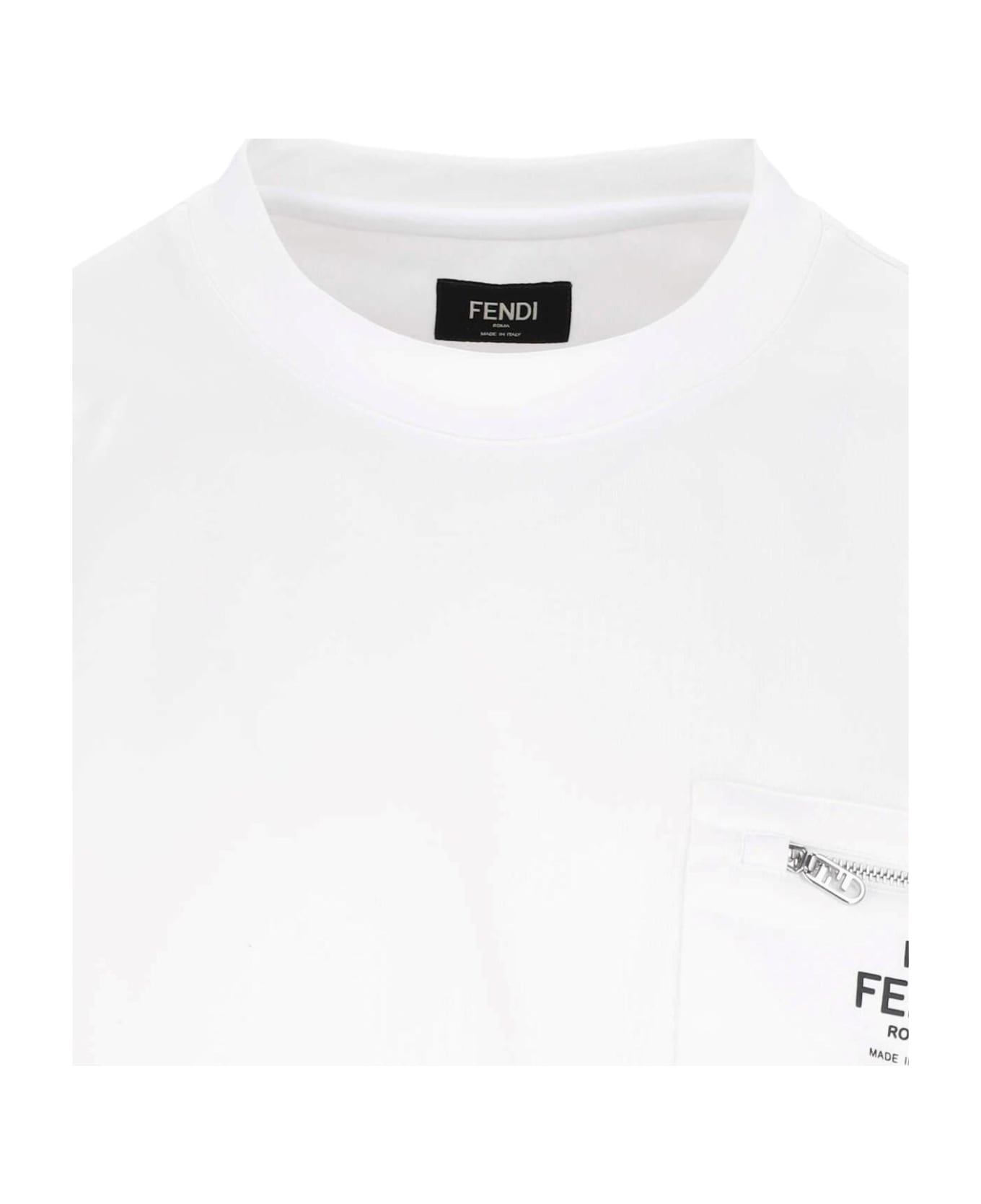 Fendi Logo T-shirt - White