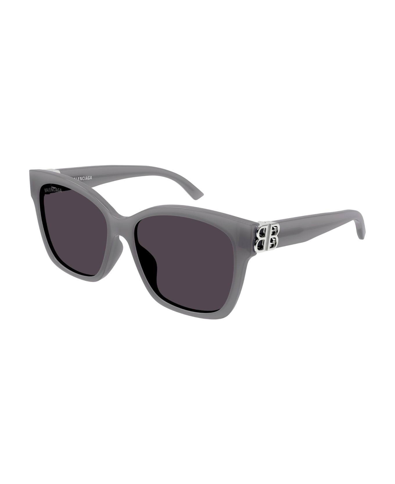 Balenciaga Eyewear BB0102SA Sunglasses - Grey Silver Grey