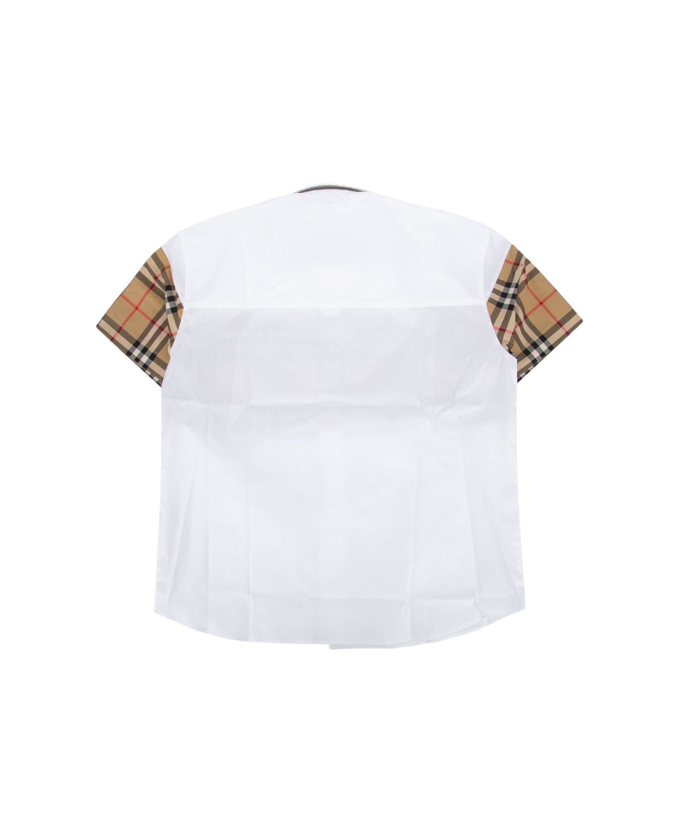 Burberry Check Pattern Short-sleeved Shirt シャツ