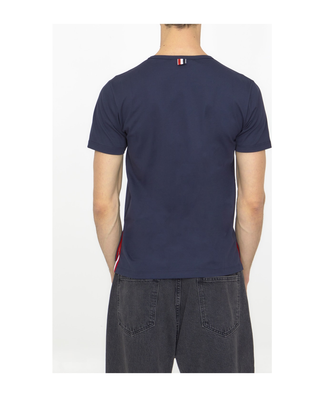Thom Browne Pocket T-shirt - Blue