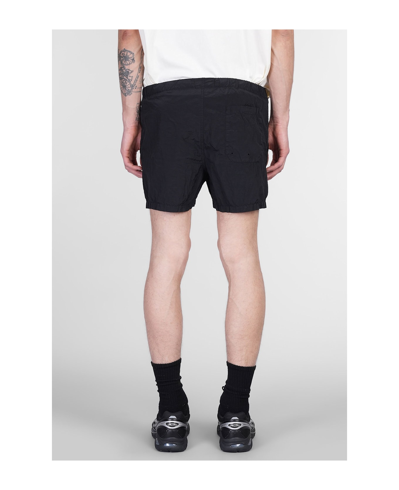 Stone Island Beachwear In Black Polyamide - black