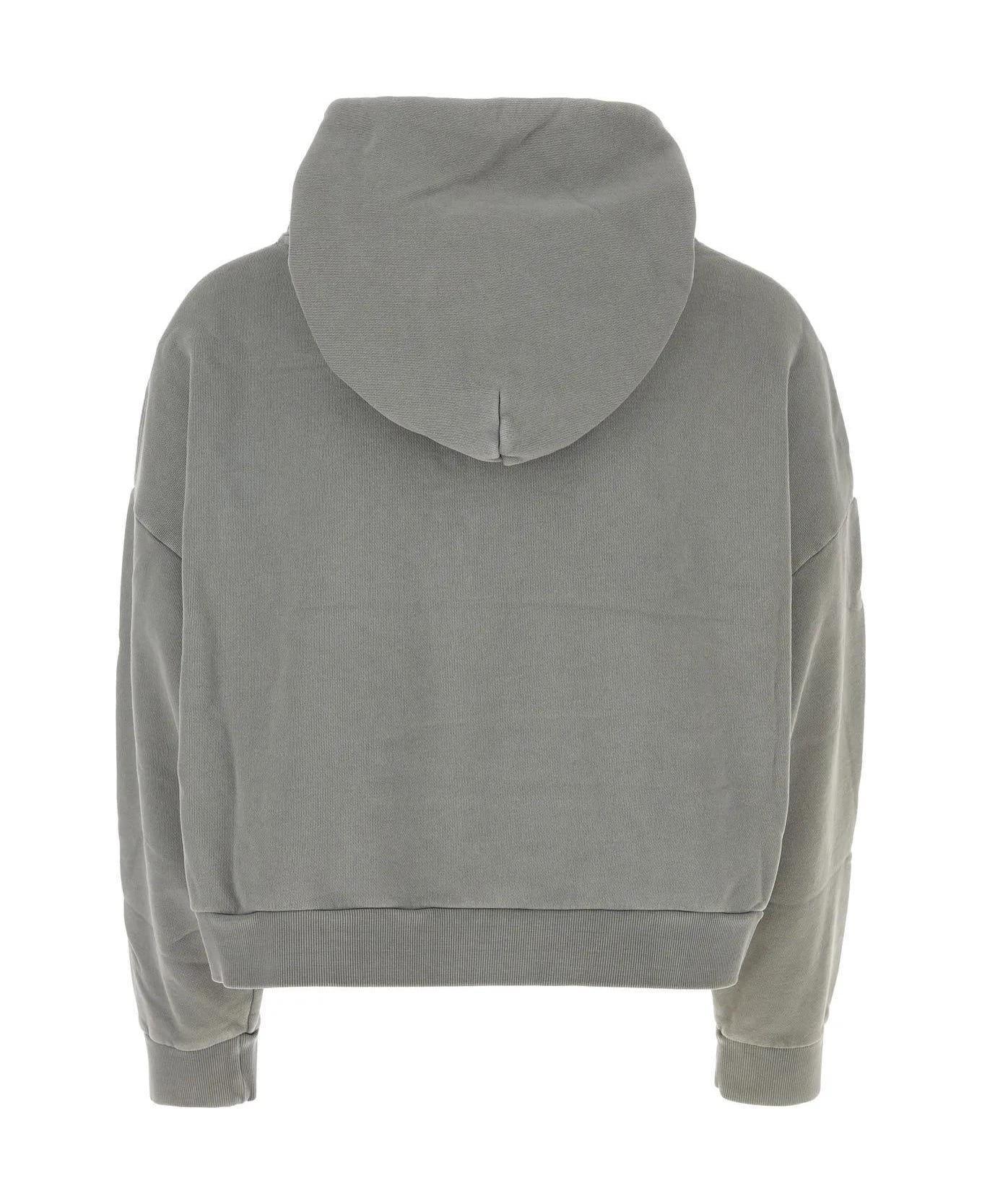 Entire Studios Grey Cotton Oversize Sweatshirt - Grey フリース