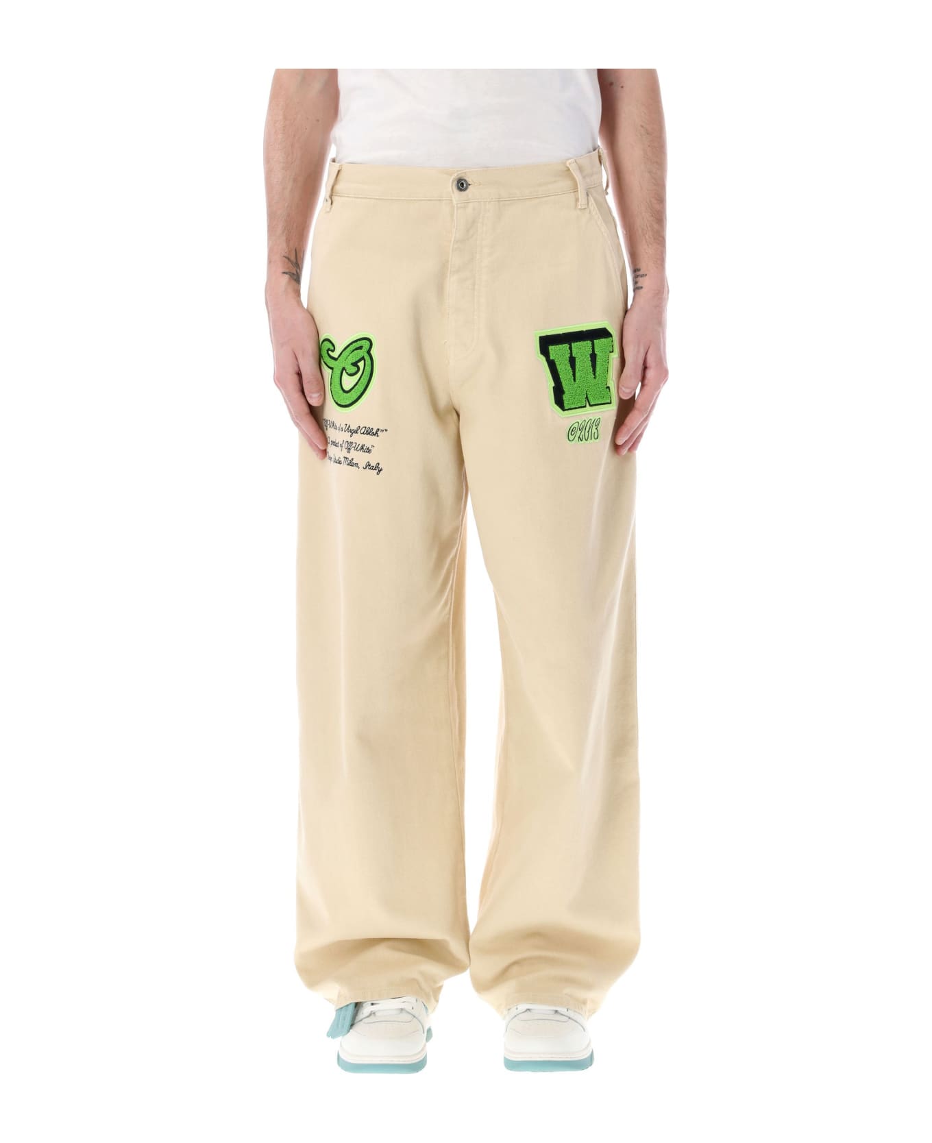 Off-White Vars Hammer Wide Leg Taper - OFF WHITE