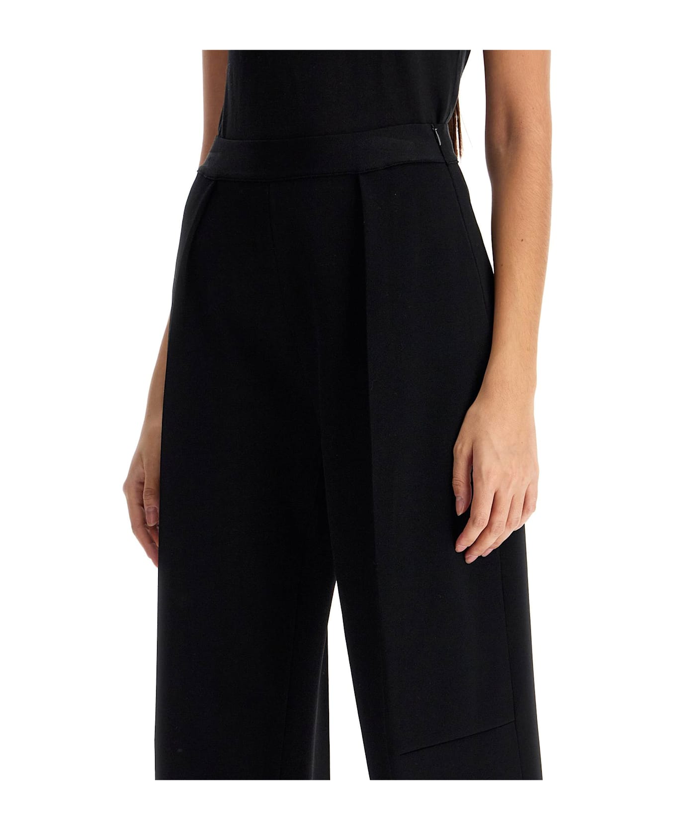 Jil Sander 'knitted Viscose Pants For - NERO (Black)