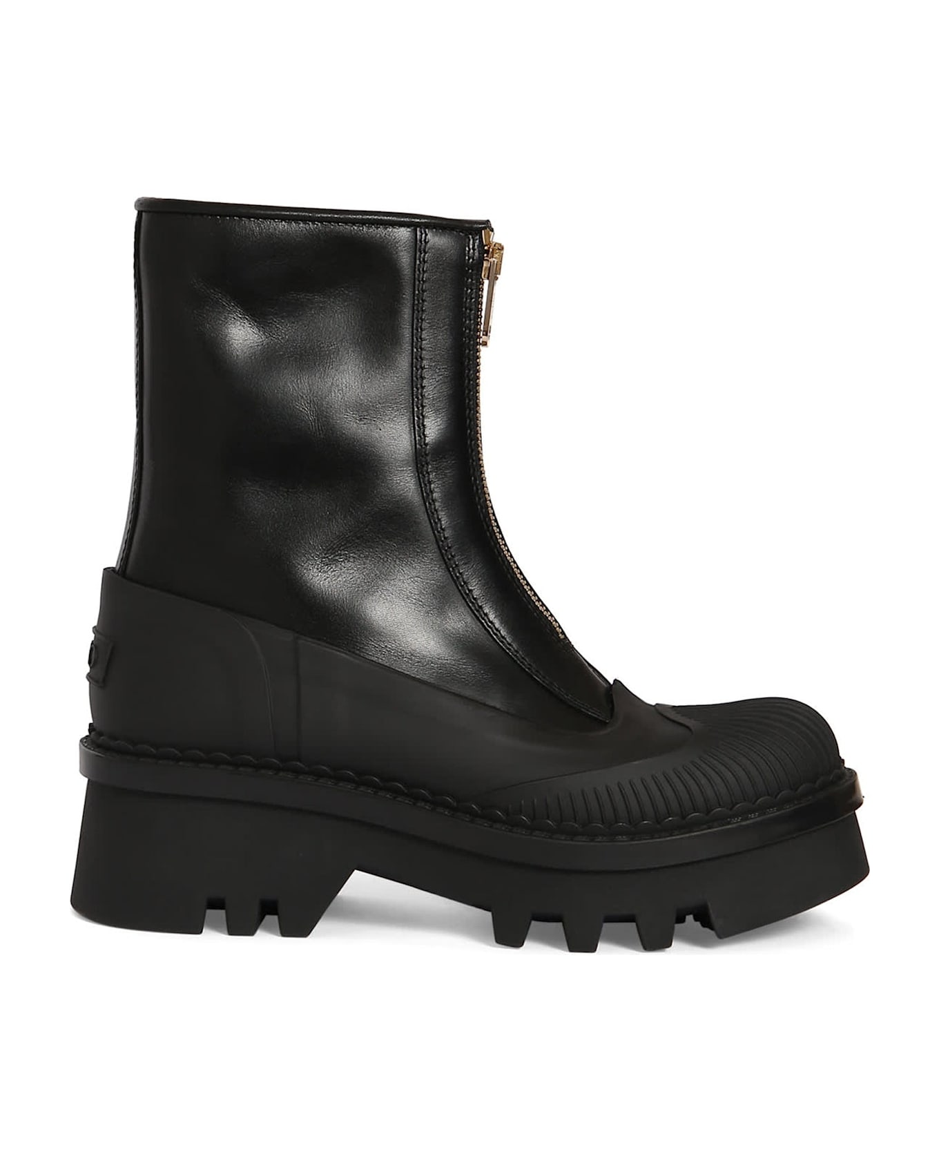 Chloé Raina Leather Boots - Black
