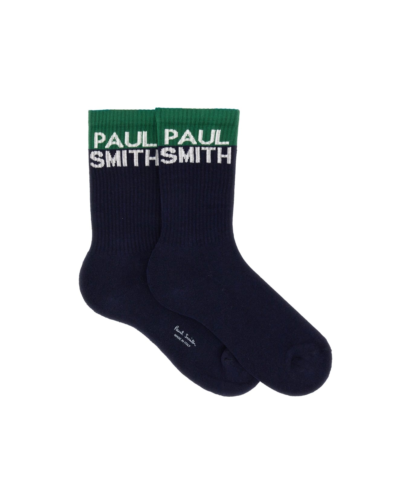 Paul Smith Socks With Logo - NAVY