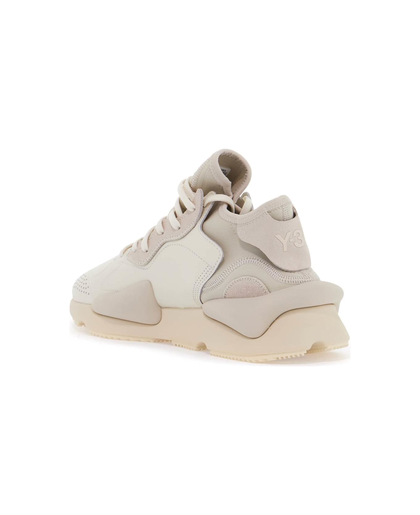 Y-3 Kaiwa Sneakers - OWHITE/CREWHT/ALUMIN (White)