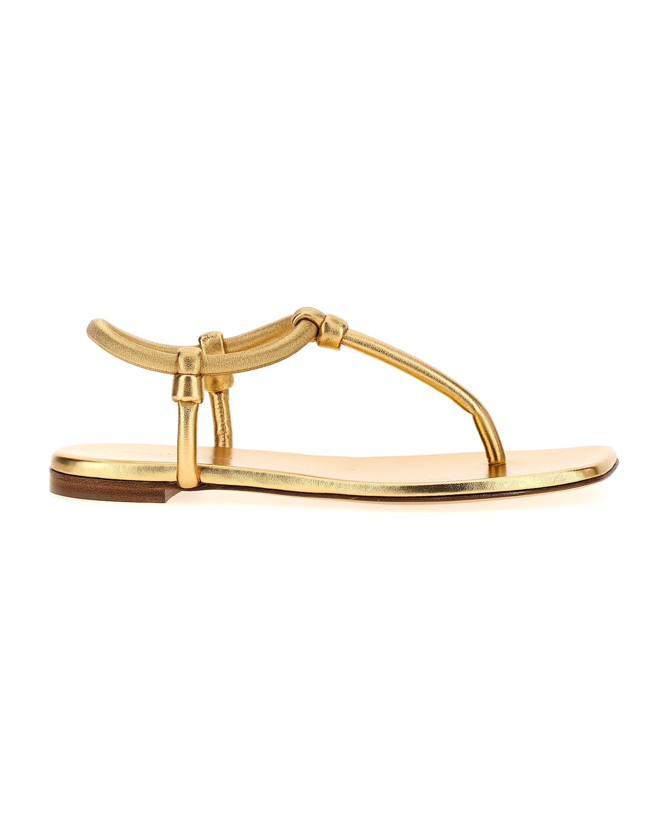 Gianvito Rossi 
juno Thong
 Sandals - Gold