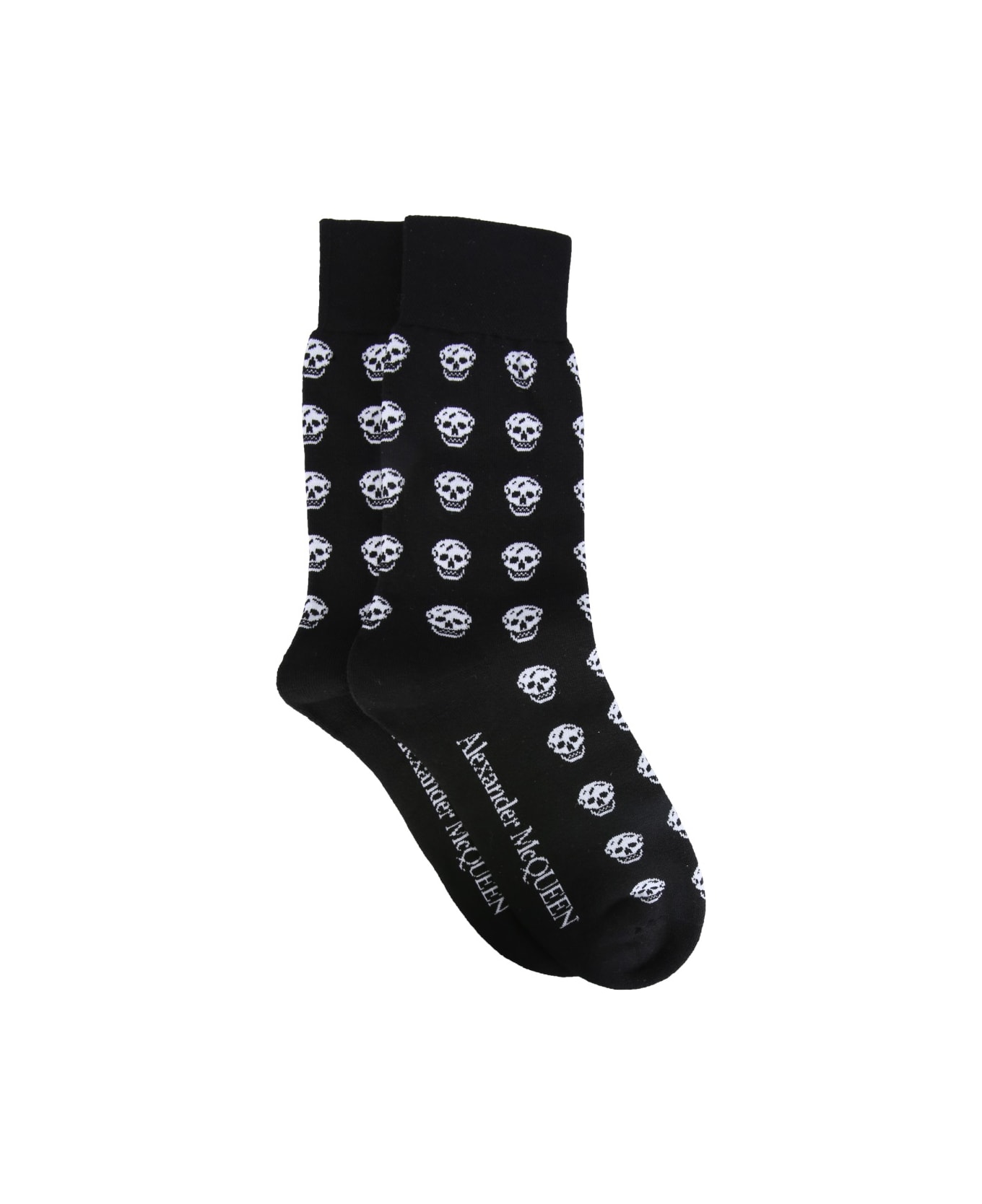 Alexander McQueen Skull Socks - BLACK
