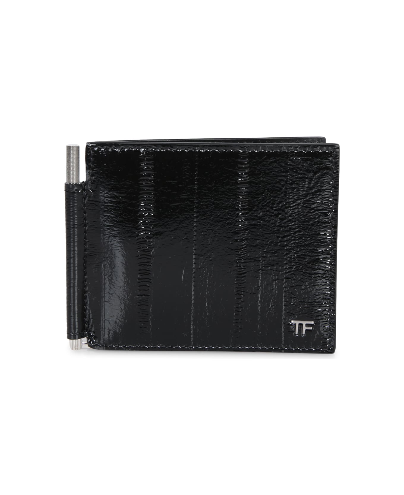 Tom Ford Shin Black Money Clip Wallet - Black