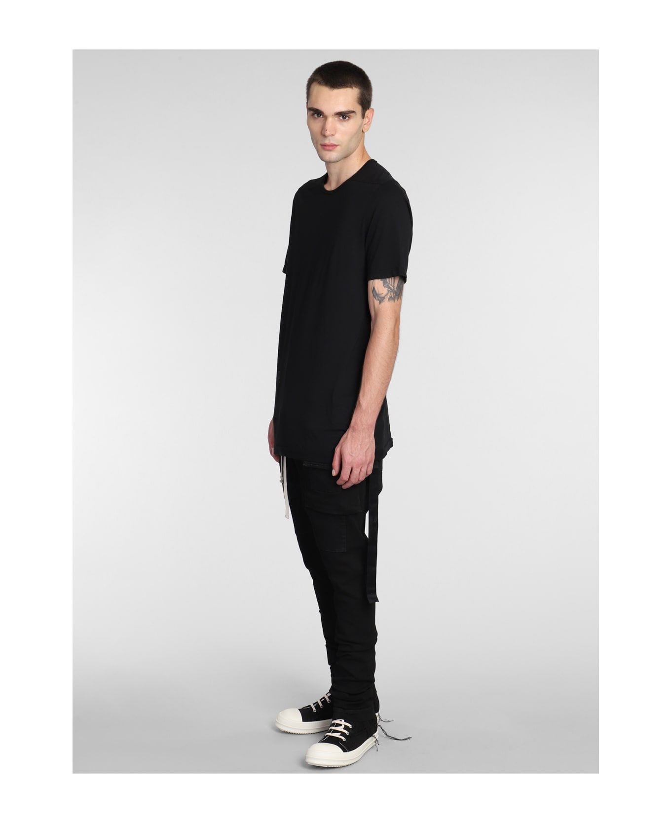DRKSHDW Level T T-shirt In Black Cotton - Black