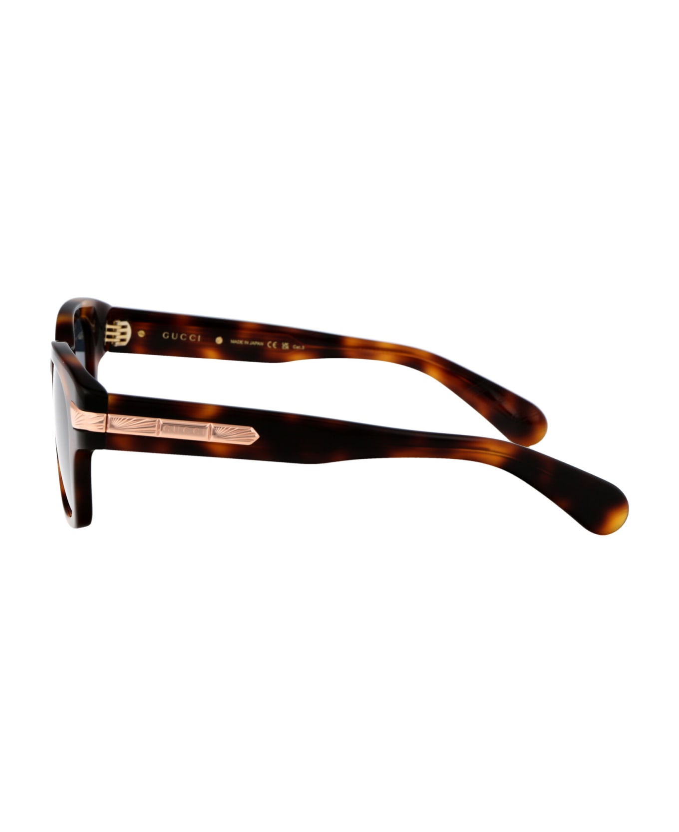 Gucci Eyewear Gg1518s Sunglasses - 002 HAVANA HAVANA BLUE