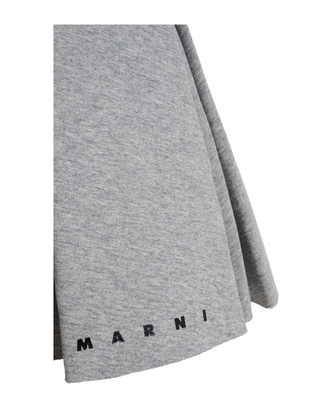 Marni Grey Skirt For Girl Withlogo - Grey