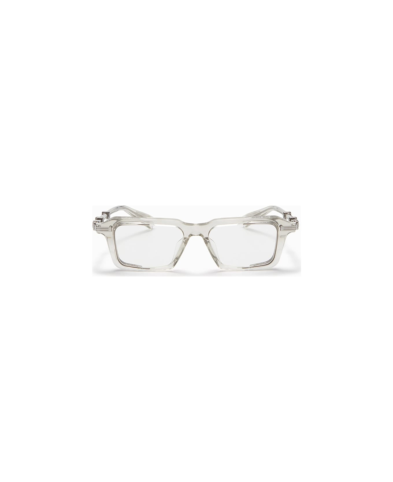 Balmain Legion Iii - Grey / Palladium Eyeglasses Glasses - transparent grey, palladium