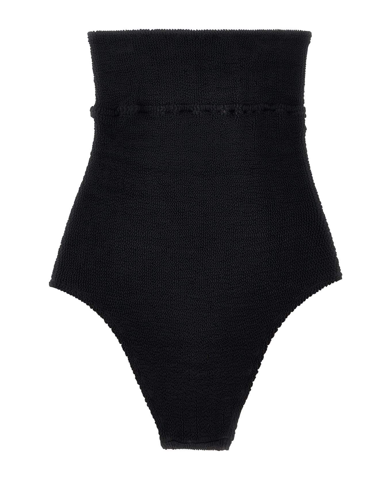Reina Olga 'la Sciura' One-piece Swimsuit - Black   水着
