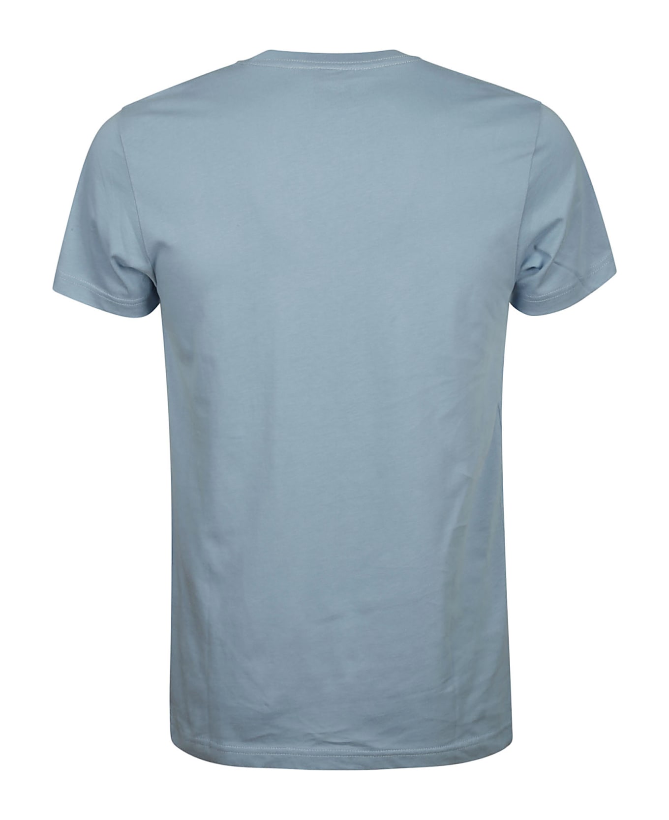 Paul Smith Slim Fit T-shirt B&w Zebra - D Light Blue