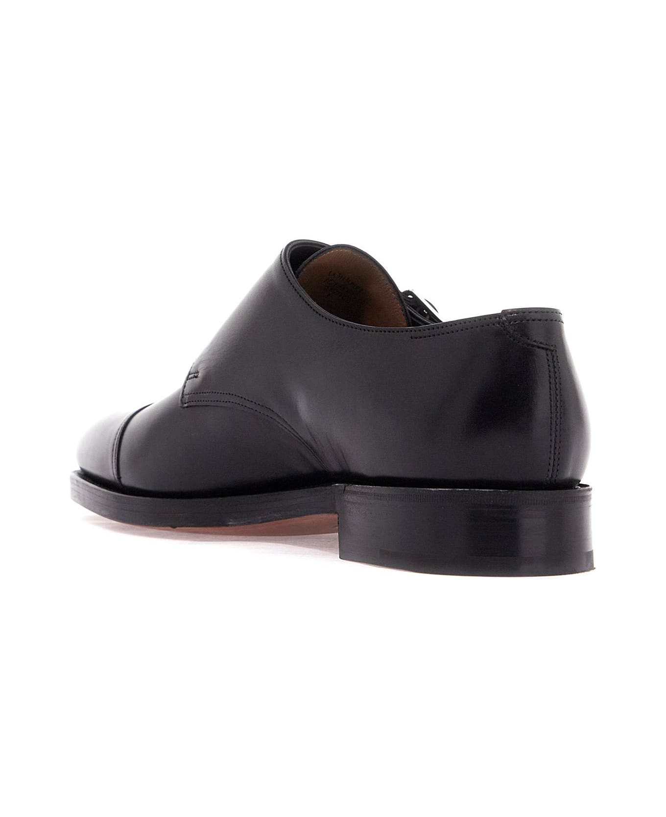 John Lobb William Monk Strap Loafers - BLACK (Black)