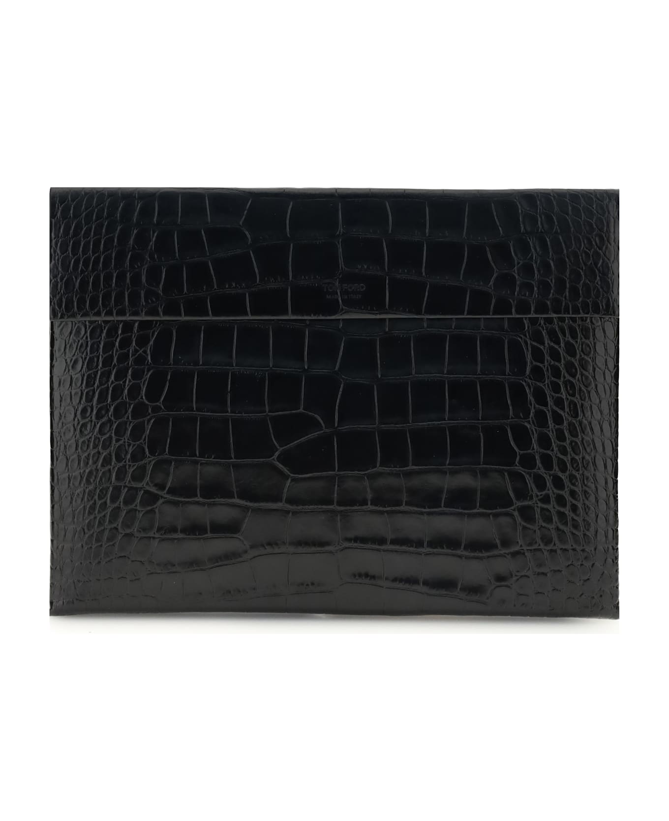 Tom Ford Crocodile Print Leather Pouch