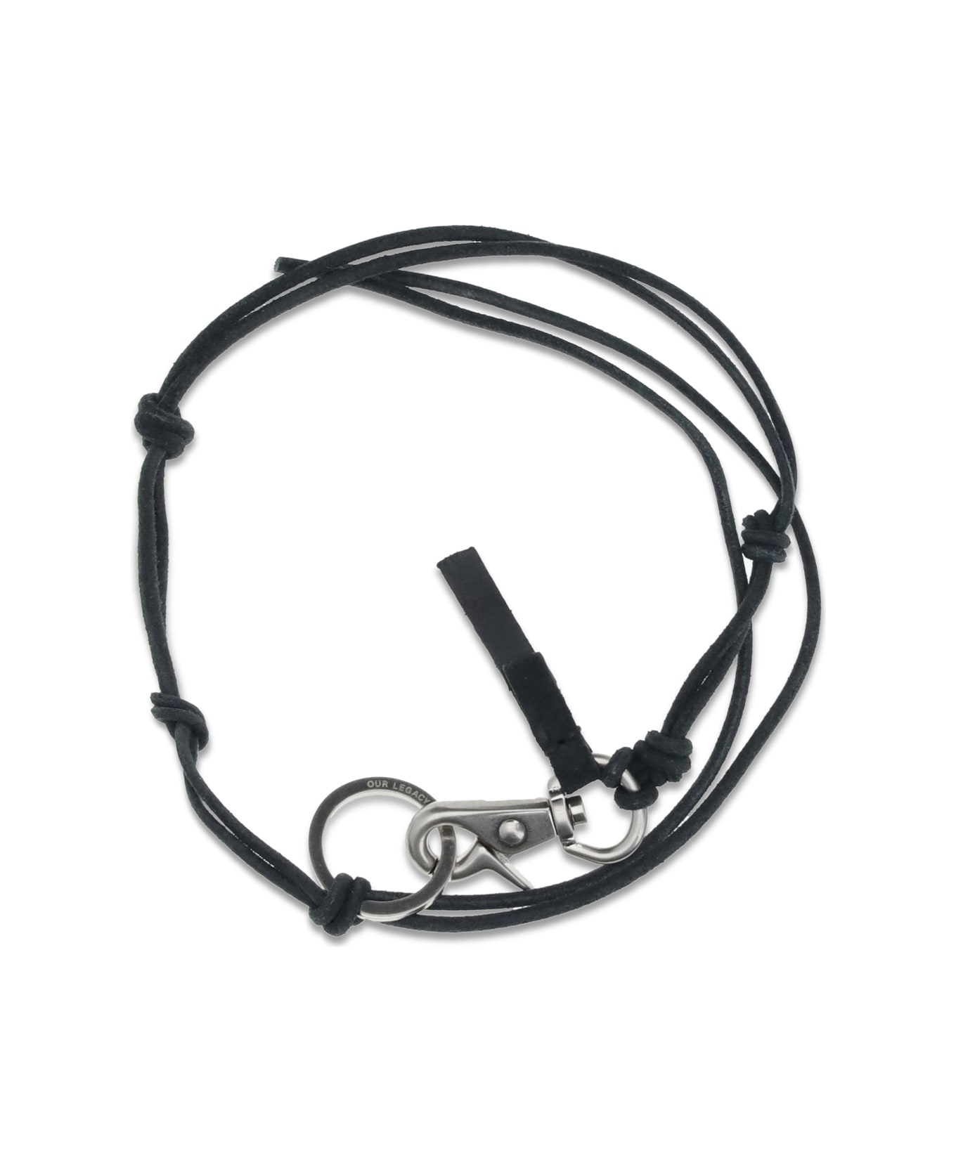 Our Legacy Necklace Crafted From Grained Leather Cord