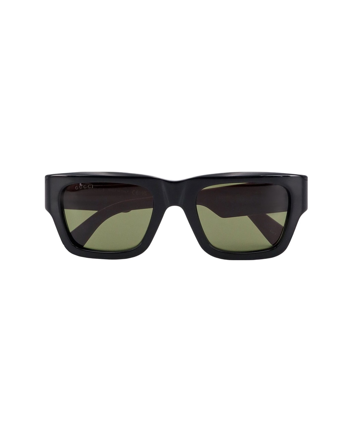 Gucci Eyewear Square Frame Sunglasses - Black E Red E Green