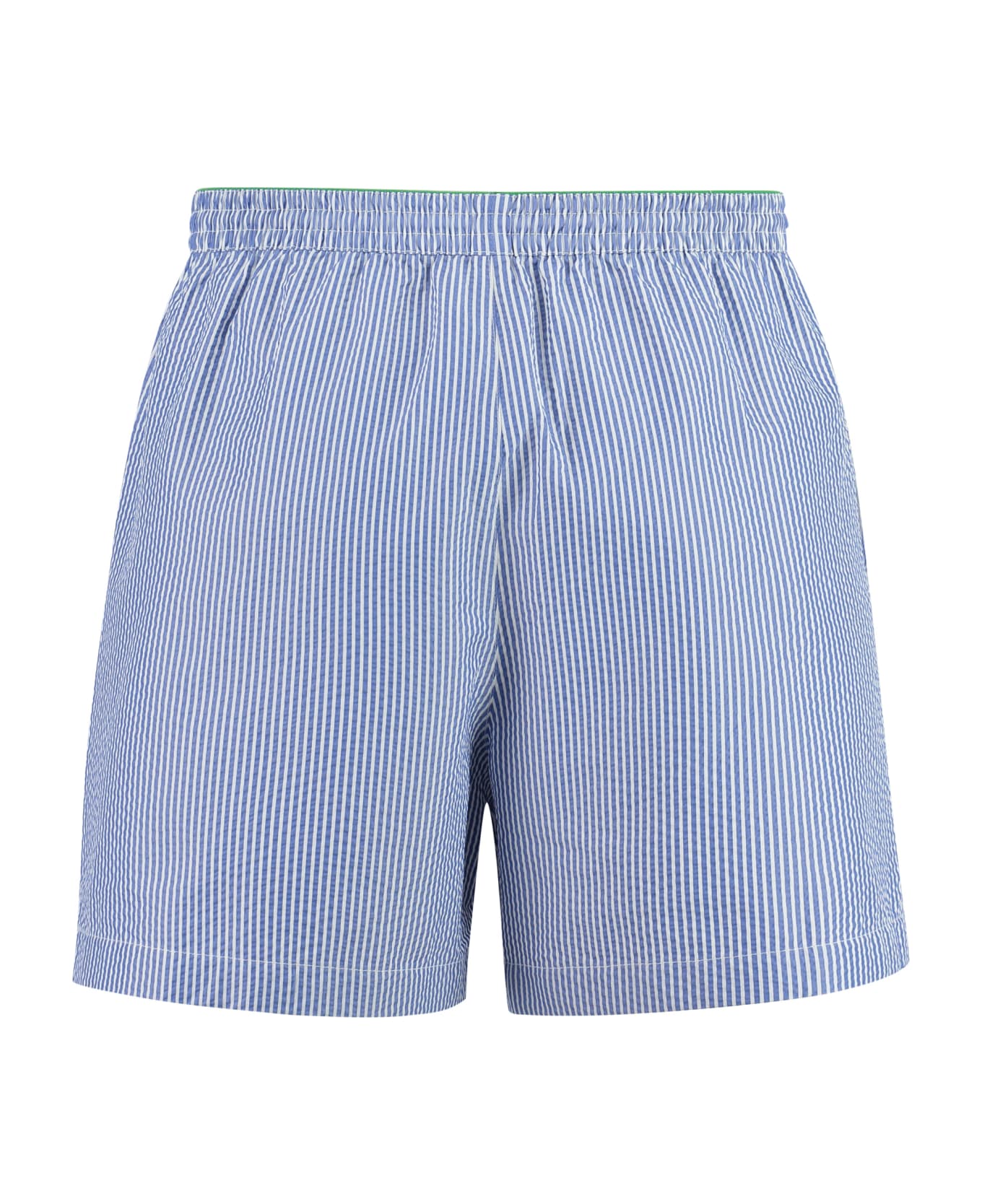 Bottega Veneta Striped Swim Shorts - blue