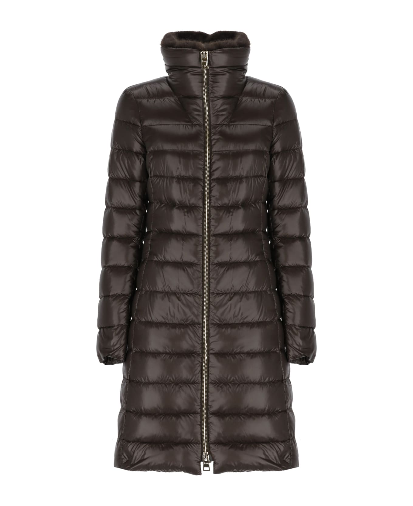 Herno Quilted Down Jacket - Brown